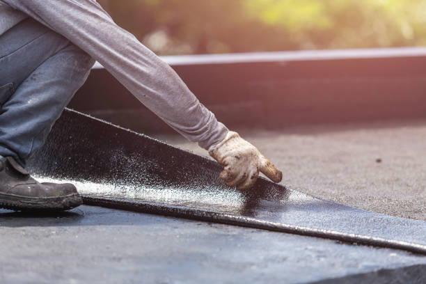 Professional Crawl Space Encapsulation technician working in Far Hills, NJ